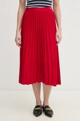 Tommy Hilfiger szoknya sötétkék, midi, harang alakú, WW0WW43886 - piros 34