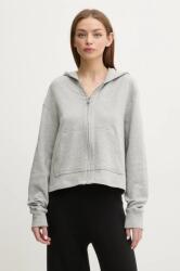 Calvin Klein felső szürke, női, sima, kapucnis, LV00QS7504 - szürke M