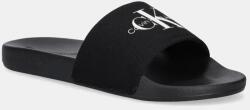 Calvin Klein Jeans papucs SLIDE MONOGRAM fekete, férfi, YM0YM01271 - fekete Férfi 46
