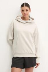 Adidas felső ALL SZN bézs, női, nyomott mintás, kapucnis, JD4675 - bézs XL