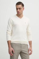 Tommy Hilfiger pamut pulóver könnyű, fekete, MW0MW14745 - bézs M - answear - 33 990 Ft