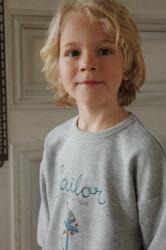 Konges Sløjd gyerek felső LOU SWEAT SHIRT OCS szürke, mintás, KS102592 - szürke 134-140