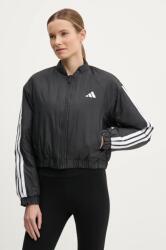 adidas rövid kabát Essential női, fekete, átmeneti, JD1296 - fekete L