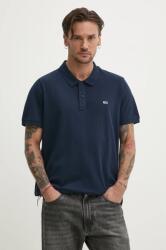 Tommy Jeans pamut póló sötétkék, férfi, sima, DM0DM20676 - sötétkék M - answear - 19 990 Ft