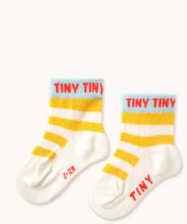 Tinycottons gyerek zokni STRIPES SHORT HEIGHT SOCKS sárga, SS25-458 - sárga 15/18