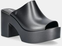 Melissa papucs MELISSA MULE HYPE METALLIC AD szürke, női, magassarkú, M 36497. BI596 - szürke Női 37