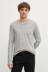 Zadig&Voltaire pamut hosszúujjú szürke, melange, JMTN01630 - szürke S