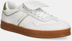 Tommy Hilfiger bőr sportcipő THE GREENWICH FLAP - fehér Női 39 - answear - 25 520 Ft