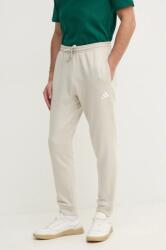 Adidas melegítőnadrág Feelcozy bézs, sima, IN6078 - bézs L