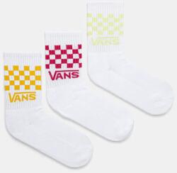 Vans zokni 3 pár fehér, női, VN000GMUC9L1 - fehér 36.5/41