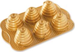 Nordic Ware NW Mini méhkaptárak Méhkaptár lap 6 öntőformával 3 csésze arany - Nordic Ware (PP-A0044758)