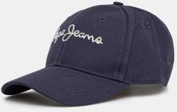 Pepe Jeans pamut baseball sapka MALLON CAP sötétkék, nyomott mintás, PM040567 - sötétkék Univerzális méret