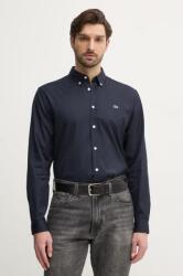 Lacoste pamut ing férfi, legombolt galléros, fehér, regular, CH2933 - sötétkék 40