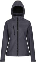 REGATTA Női softshell kabát Venturer 3 rétegű membrános L fekete|szürke