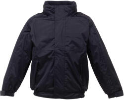 Regatta Gyerekek/gyerekek Vízálló szélálló Dover kabát 9/10 EVES fekete|mályva|szürke