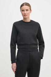 Calvin Klein edzős pulóver fekete, sima, LVGWS5W305 - fekete S