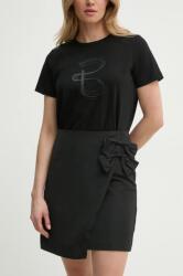 Bruuns Bazaar szoknya fekete, mini, egyenes, BBW4394 - fekete 36