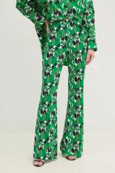 Diane Von Furstenberg nadrág női, zöld, magas derekú trapéz, DVFPL4S001 - zöld XS
