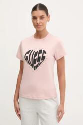 Guess t-shirt JULIA női, narancssárga, V5RI08 J1314 - narancssárga S