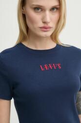 Levi's pamut póló női, sötétkék, A8798 - sötétkék XS