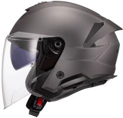 LS2 Cască de motocicletă deschisă LS2 OF618 Verso II Titan solid mat (LS366181007-MASTER)