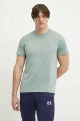 Under Armour futós póló Launch fekete, sima, 1382582 - zöld S