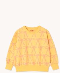 Tinycottons gyerek felső BOWS SWEATSHIRT sárga, mintás, SS25-056 - sárga 116