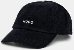 HUGO kordbársony baseball sapka sötétkék, nyomott mintás, 50533412 - sötétkék Univerzális méret