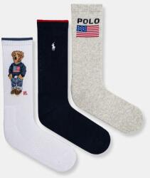 Ralph Lauren zokni 3 pár sötétkék, női, 455968680 - sötétkék Univerzális méret