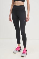 Reebok edzős legging LUX Collection fekete, sima, 100205639 - fekete M