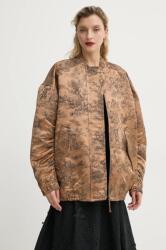 MUNTHE bomber dzseki FYFFE női, barna, átmeneti, oversize, 251153025113 - barna 38