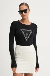 GUESS pulóver könnyű, női, fekete, W5RR39 Z2NQ2 - fekete XL