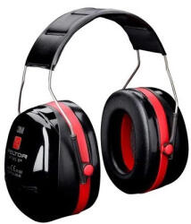 3M Munkavédelmi zajvédő fültok 3M OPTIME III 35dB fekete-piros 3M_H540A-411-SV (3M_H540A-411-SV)