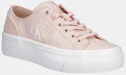 Calvin Klein sportcipő VULC FLATFORM LOW CV MG rózsaszín, női, YW0YW01763 - bézs Női 40