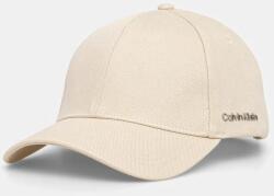 Calvin Klein pamut baseball sapka bézs, sima, K60K612910 - bézs Univerzális méret - answear - 12 990 Ft
