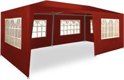 Jurhan NEAPOL rendezvénysátor, 3x6m, piros