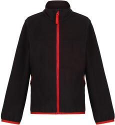 Regatta Gyermekek/gyermekek Microfleece teljes cipzáras gyapjúkabátja 14 éves fekete