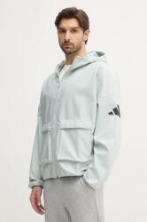 adidas rövid kabát City Escape férfi, zöld, átmeneti, oversize, JF3302 - zöld M