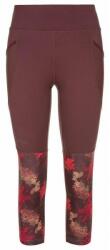 KILPI Női 3/4 fitness leggings Kilpi SOLAS-W 36 bordó|vörös