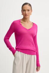 Michael Kors pulóver selyemkeverékből - rózsaszín L