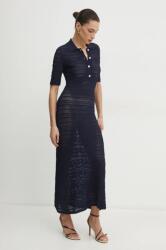 TWINSET ruha sötétkék, maxi, egyenes, 251TP3190 - sötétkék S