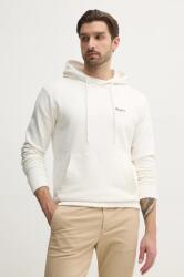 Pepe Jeans pamut melegítőfelső ESSENTIAL HOODIE fehér, férfi, sima, kapucnis, PM582839 - fehér M