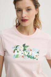 Levi's pamut póló THE PERFECT TEE női, 17369 - rózsaszín S