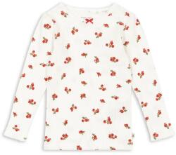 Konges Sløjd gyerek pamut hosszú ujjú felső MINNIE BLOUSE GOTS bézs, KS102583 - bézs 92