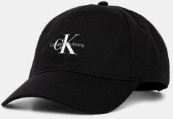 Calvin Klein Jeans pamut baseball sapka fekete, sima, LV04K5027G - fekete Univerzális méret