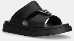 Tommy Hilfiger bőr papucs fekete, T4B2-33948 - fekete 36