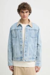 Drôle de Monsieur farmerdzseki La Veste Jean DElavEe férfi, átmeneti, oversize, PERM-JT182-CO123-LBE - kék XXL