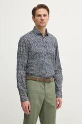 Tommy Hilfiger pamut ing férfi, olasz galléros, sötétkék, slim, MW0MW38999 - sötétkék 39
