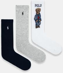 Ralph Lauren zokni 3 pár sötétkék, női, 455882850 - sötétkék Univerzális méret