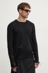 MM6 Maison Margiela gyapjú pulóver könnyű, férfi, fekete, SH2HL0016. M13070 - fekete S